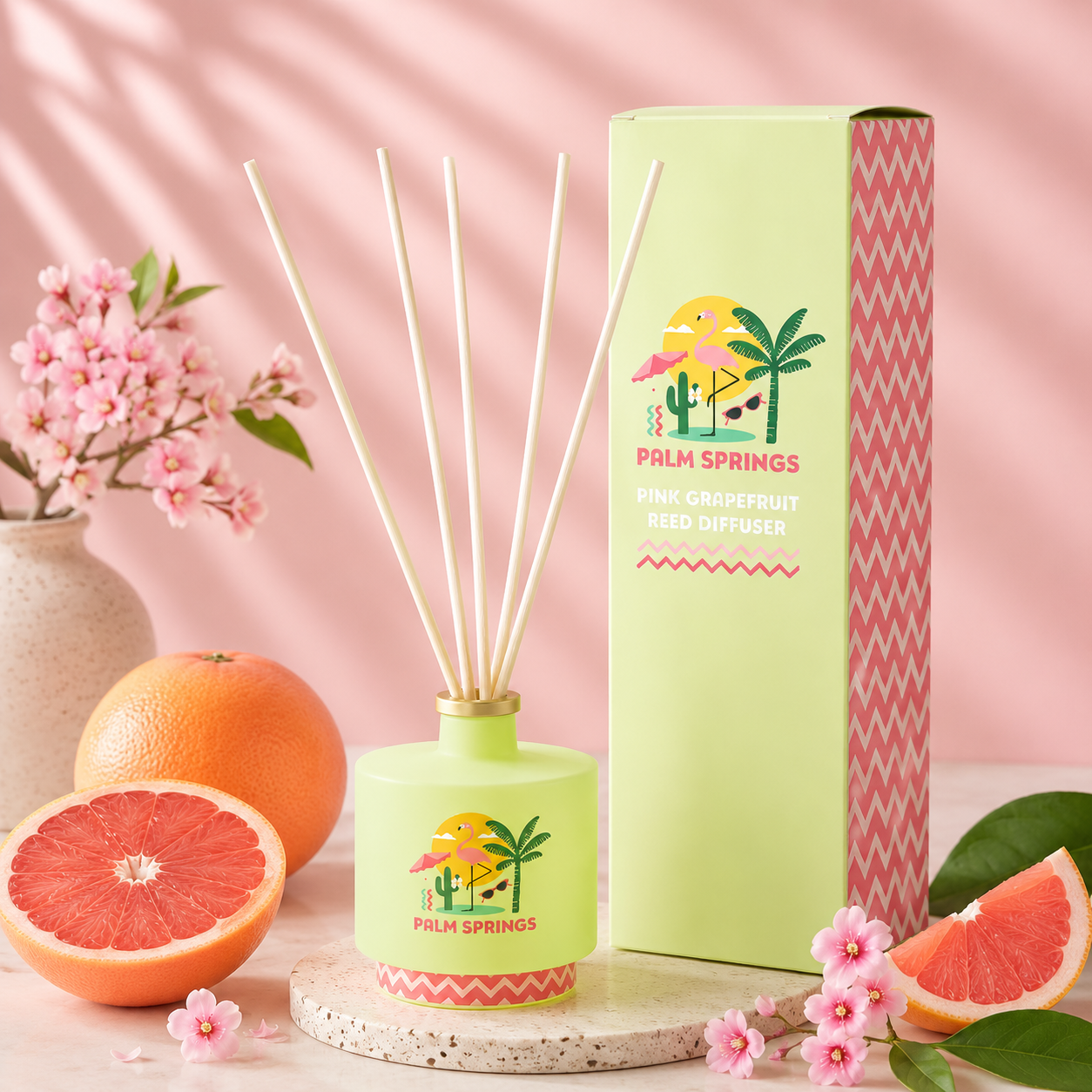 Palm Springs – Pink Grapefruit Reed Diffuser (100 ml)