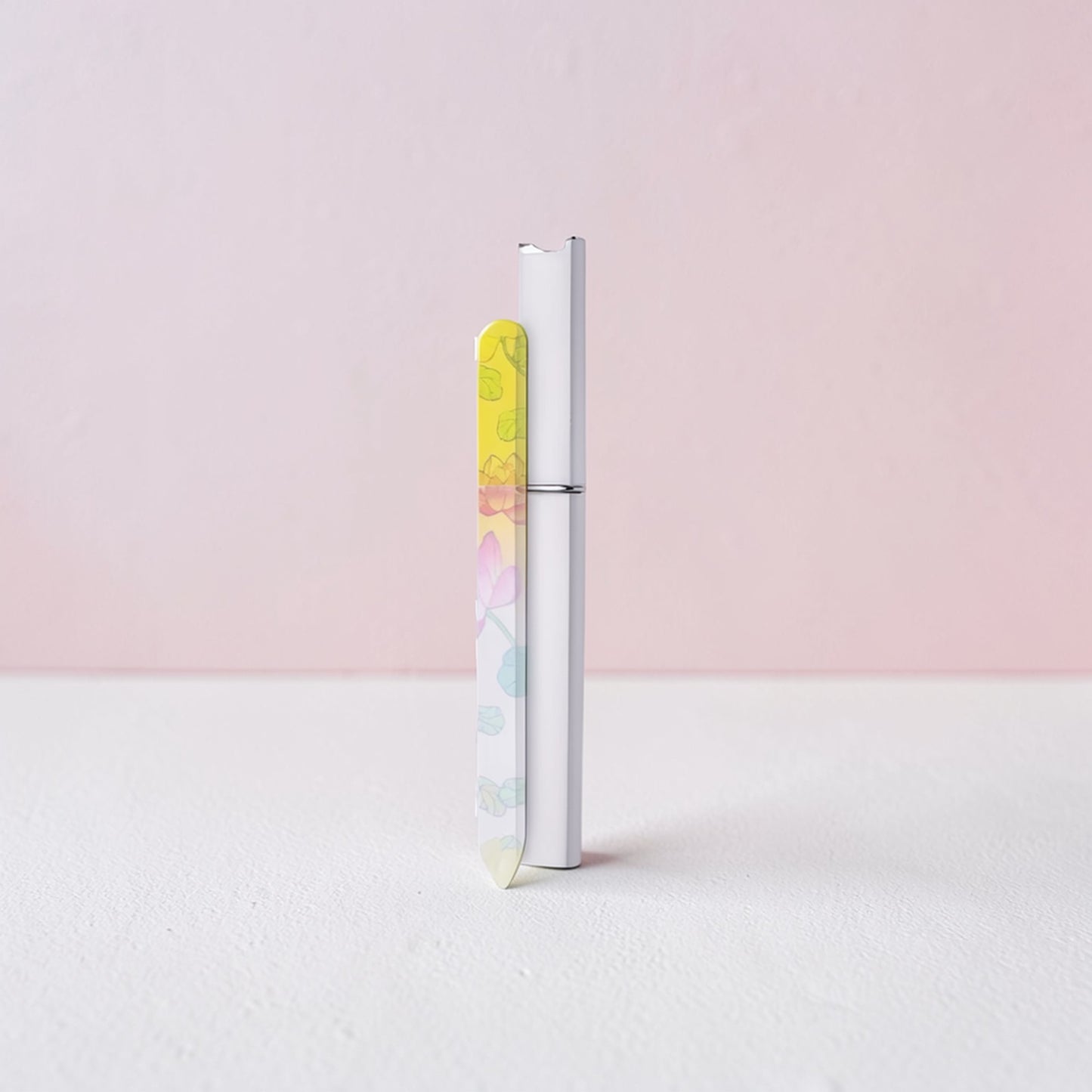 Glasnagelfeile mit Herz – für perfekte Nägel & gute Laune Silber (gravierbar)