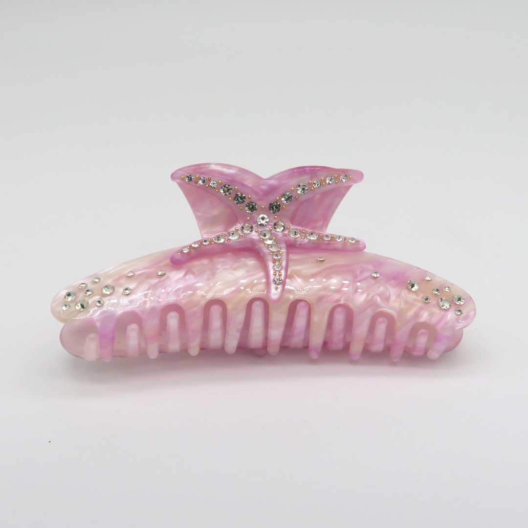 Haarklammer Pink Cotton