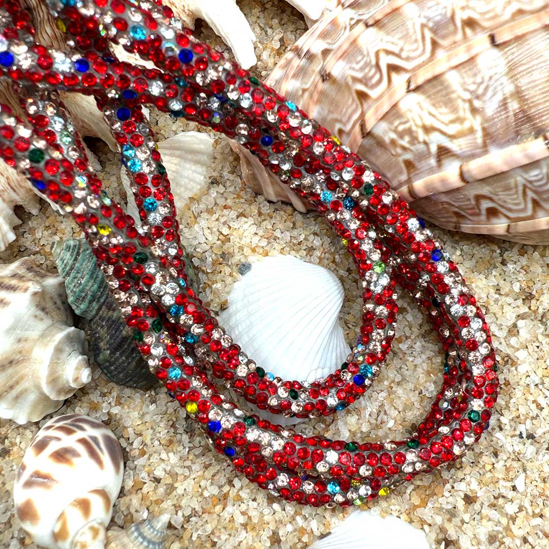 Handykette Sparkle-Rot