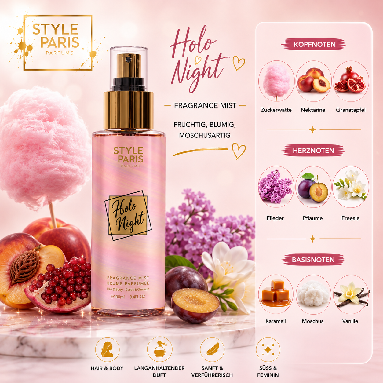 Holo Night – Hair & Body Fragrance Mist 100 ml