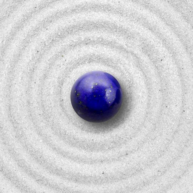 Natursteinperle - Lapis Lazuli