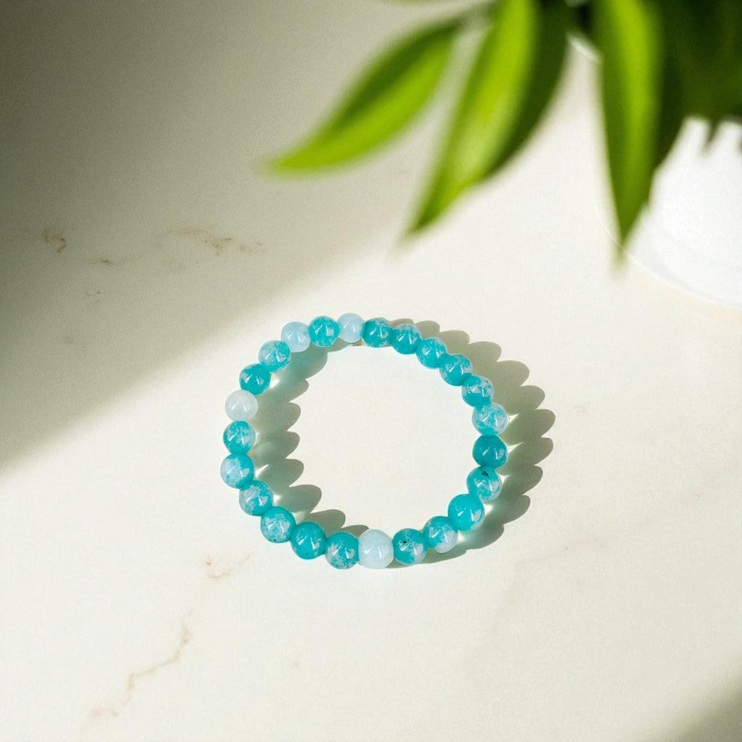 Naturstein-Armband türkiser Achat