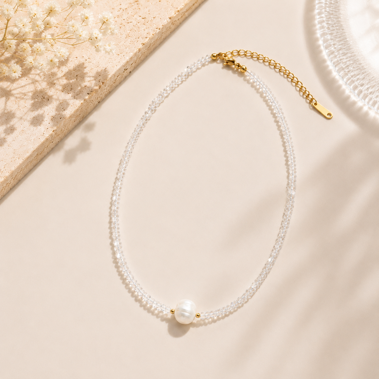 Pearl Glow Armband – Vergoldeter Edelstahl mit echter Süßwasserperle