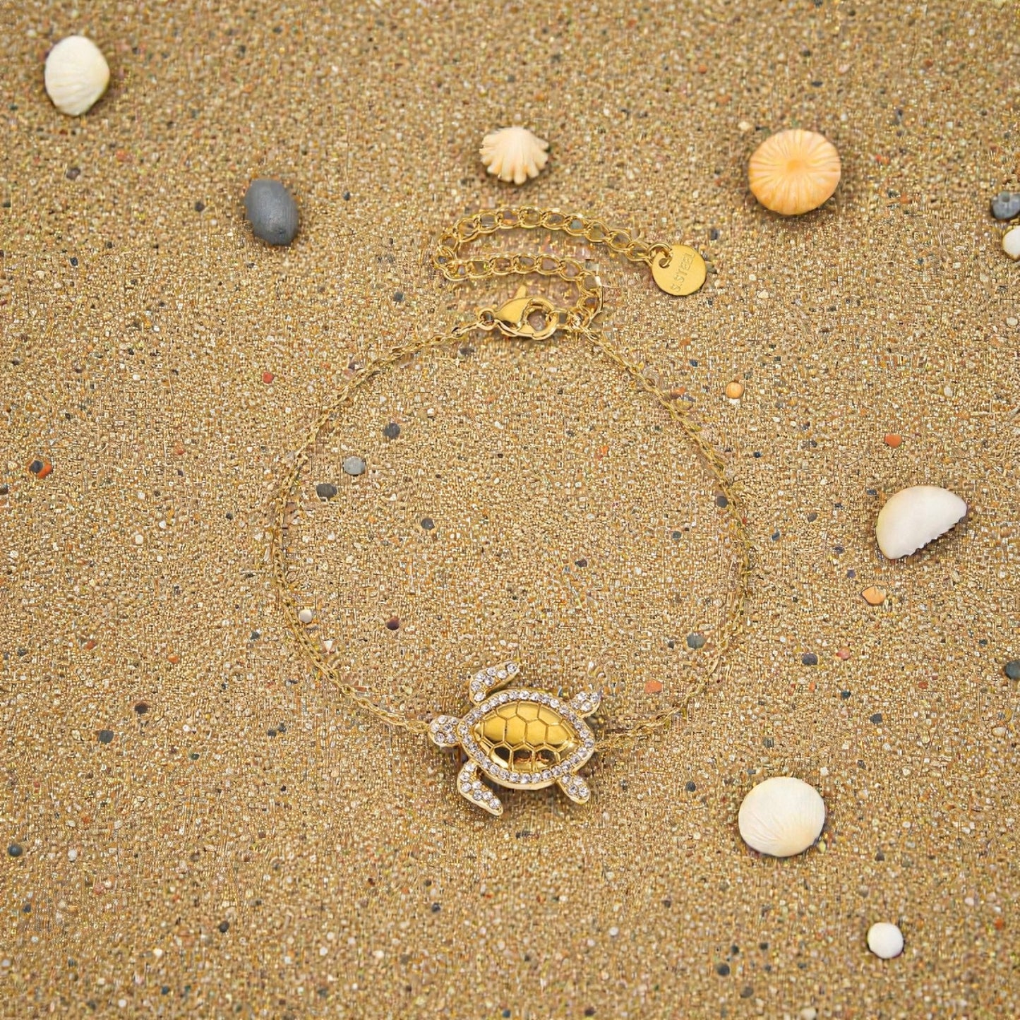 Ocean Sparkle Armband (Gold)