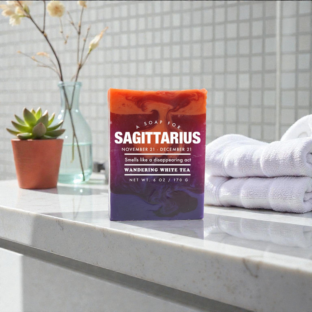 Seife für Schütze (Sagittarius) – Apfel-Jack & Weißer Tee