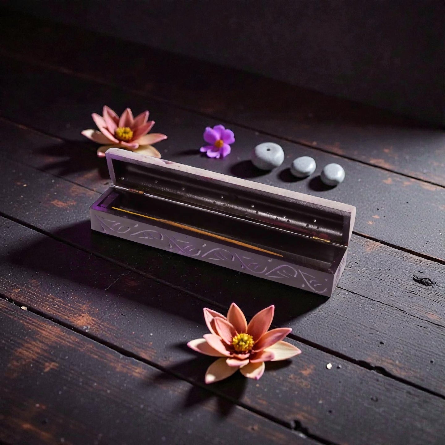 Räucherstäbchenhalter „Chakra Flow“