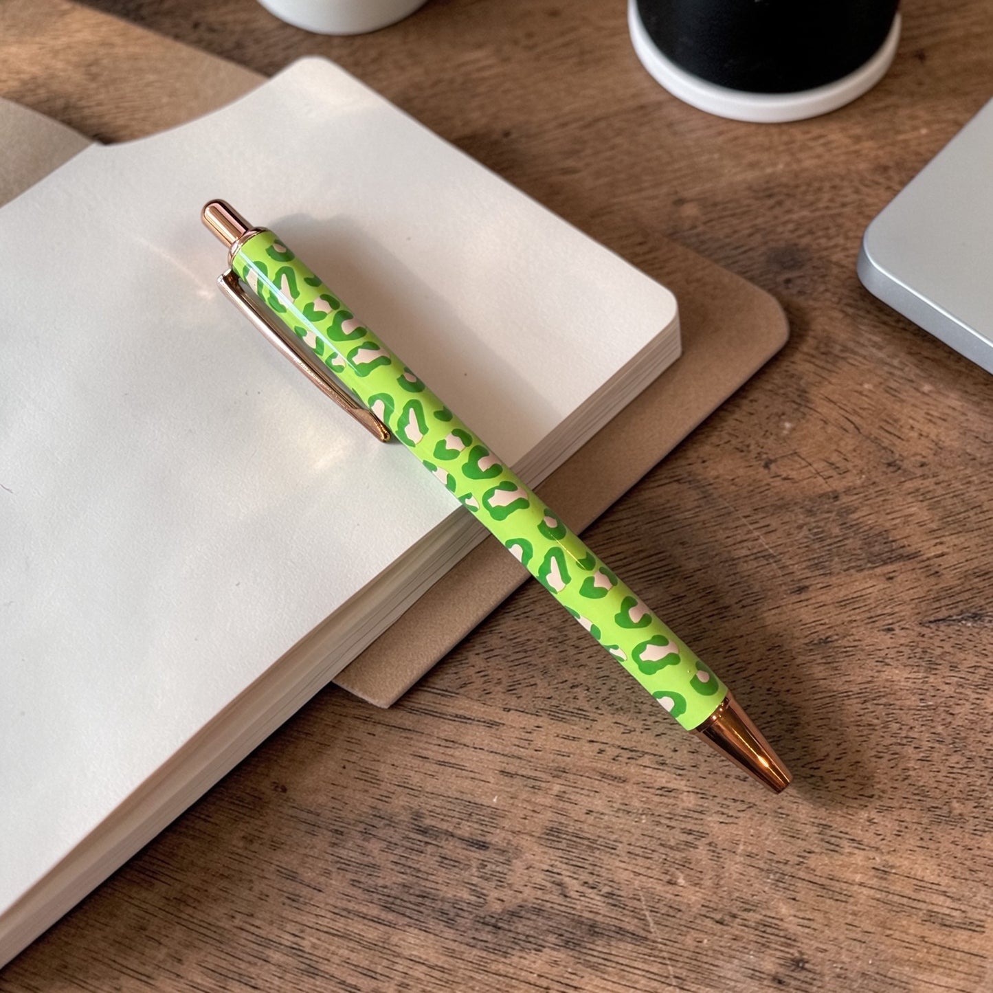 Leo Love Kugelschreiber hellgrün/rosa
