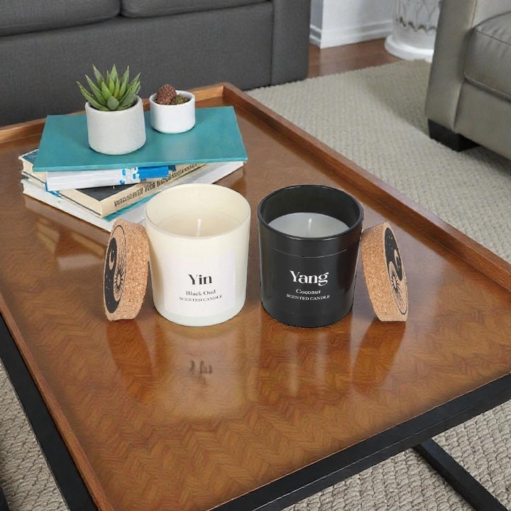 Kerzen-Duo „Yin & Yang“