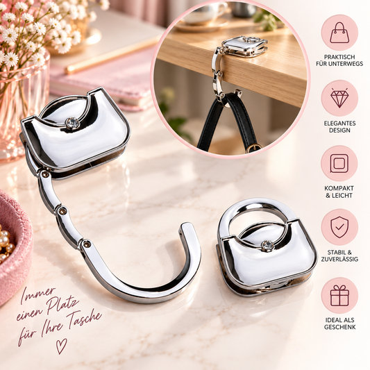 Taschenliebe to go – personalisierter Taschenhalter