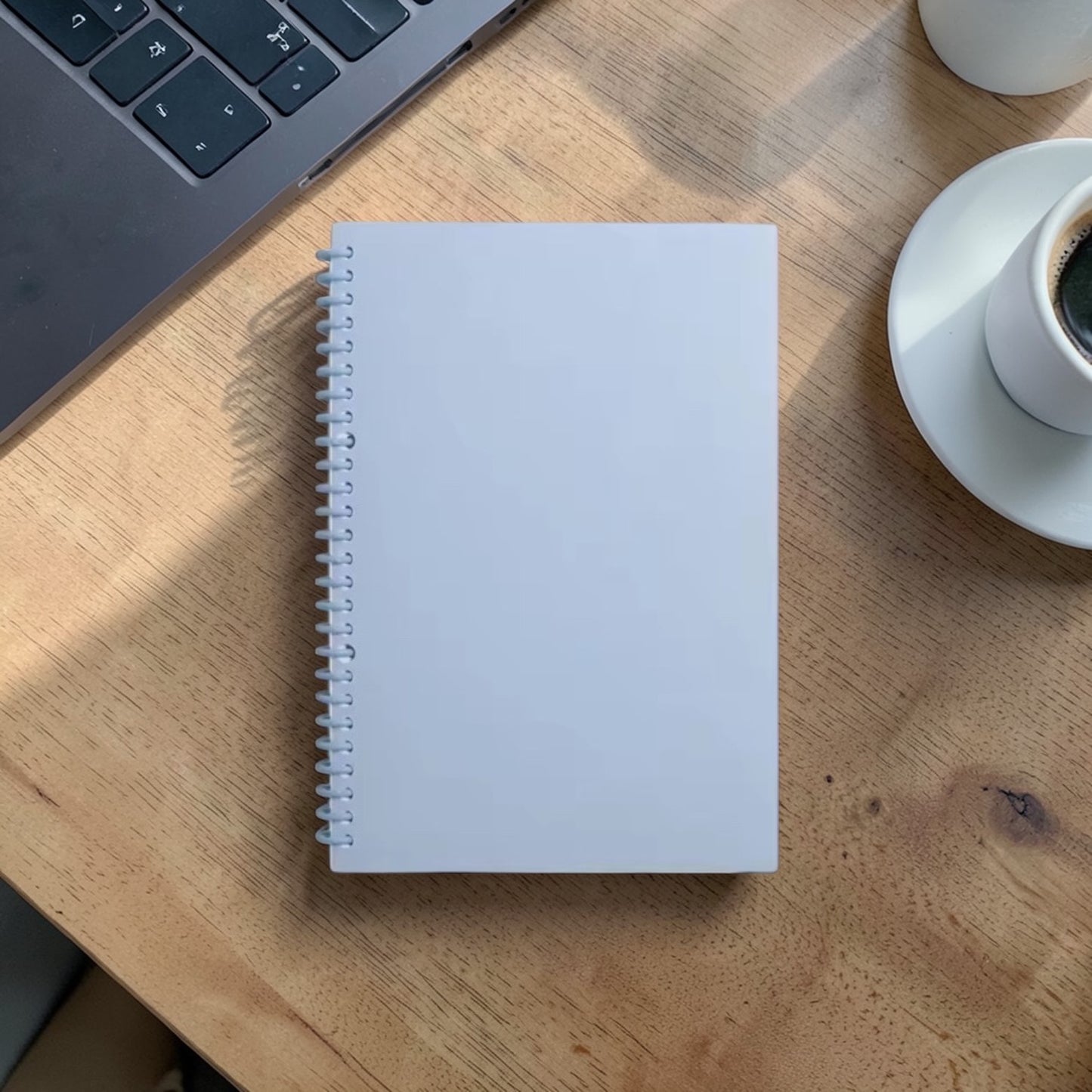 Folienzauber Notizbuch eisblau