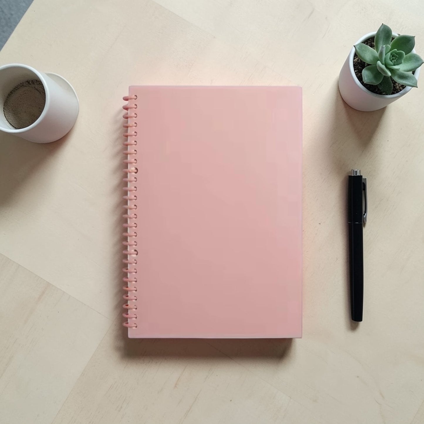 Folienzauber Notizbuch rosa