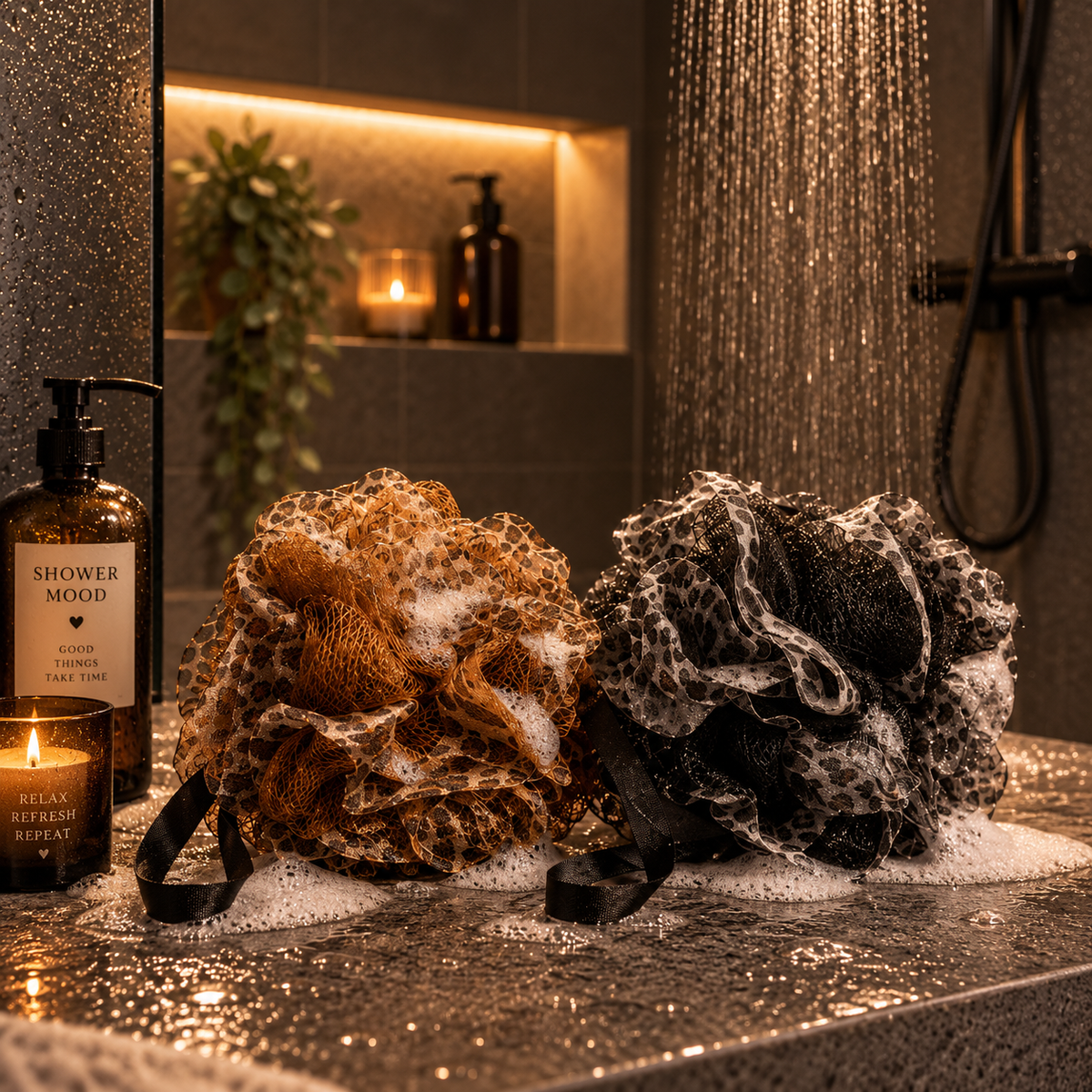 Peelingschwamm Leo – Wild unter der Dusche!