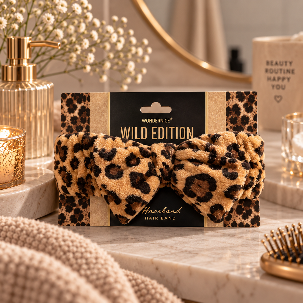 Fluffy Leo Haarband – Wild, weich & wunderbar!