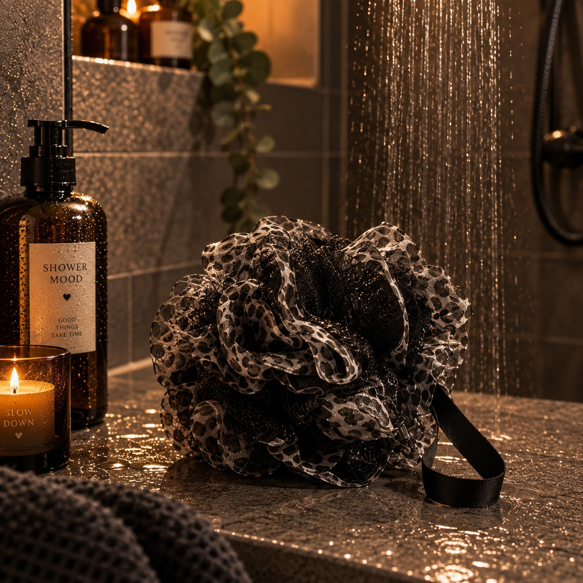 Peelingschwamm Leo – Wild unter der Dusche!