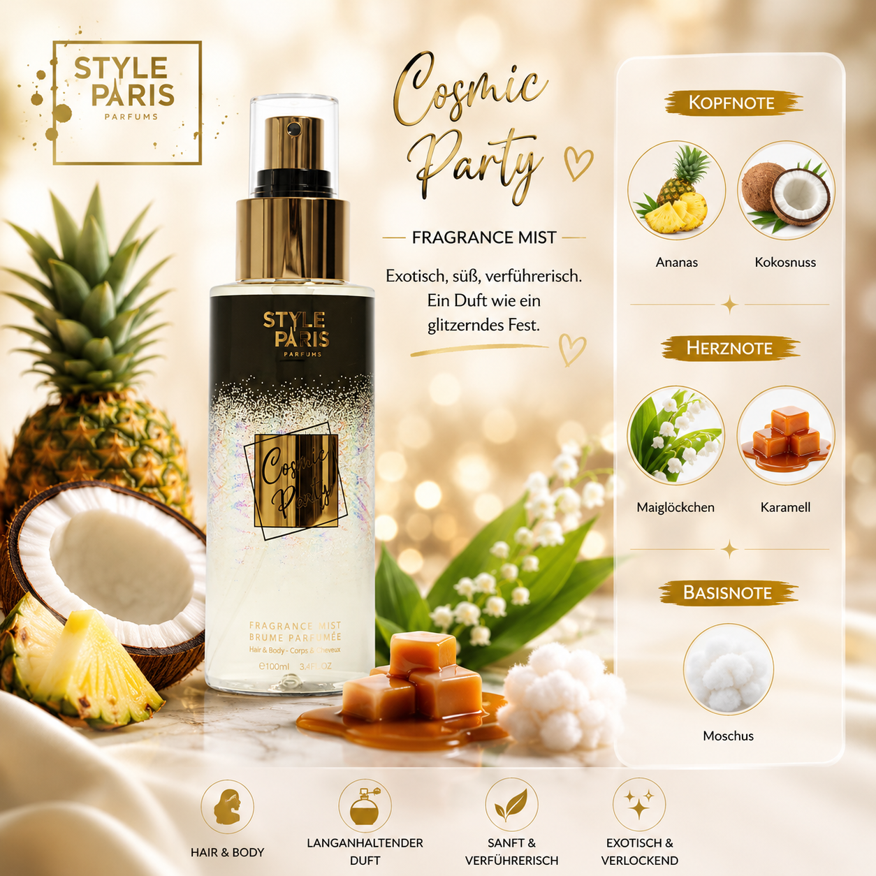 Cosmic Party – Hair & Body Fragrance Mist 100 ml