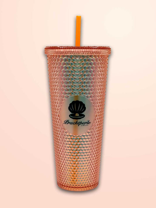 Glitzernde Gezeiten Getränke Cup 0,7 Liter (Goldorange)