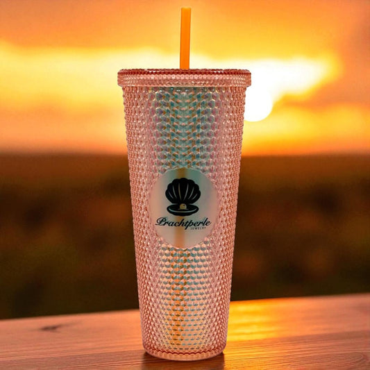 Glitzernde Gezeiten Getränke Cup 0,7 Liter (Goldorange)