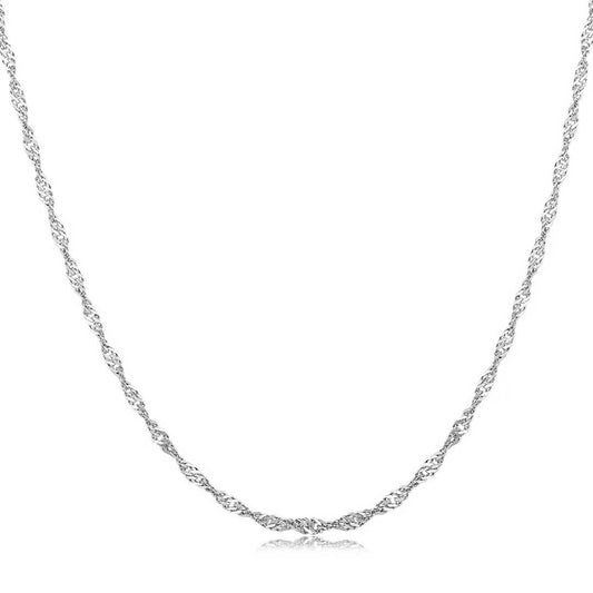 Halskette Wave 925 Sterling Silber