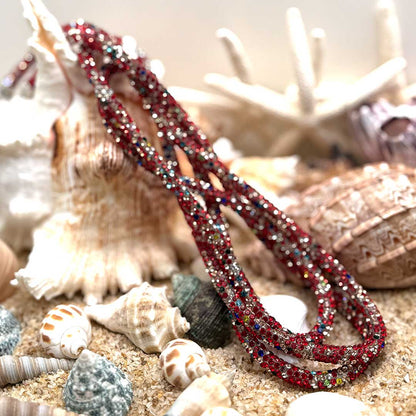 Handykette Sparkle-Rot