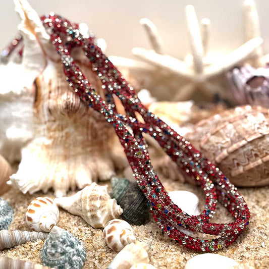 Handykette Sparkle-Rot