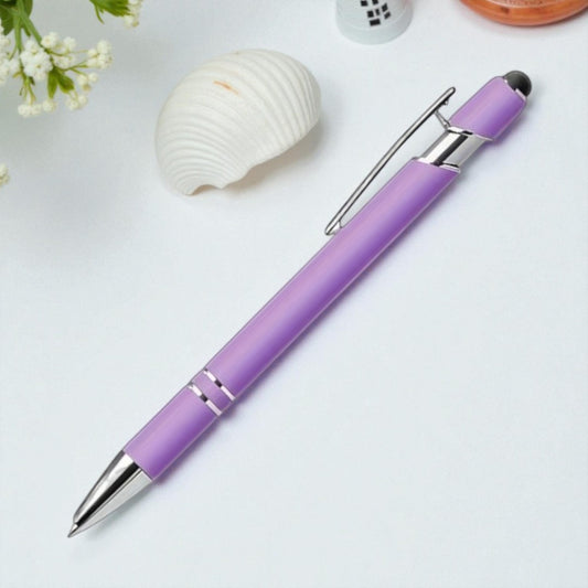 Personalisierter Kugelschreiber – matt, elegant & mit Gravur nach Wunsch (flieder)