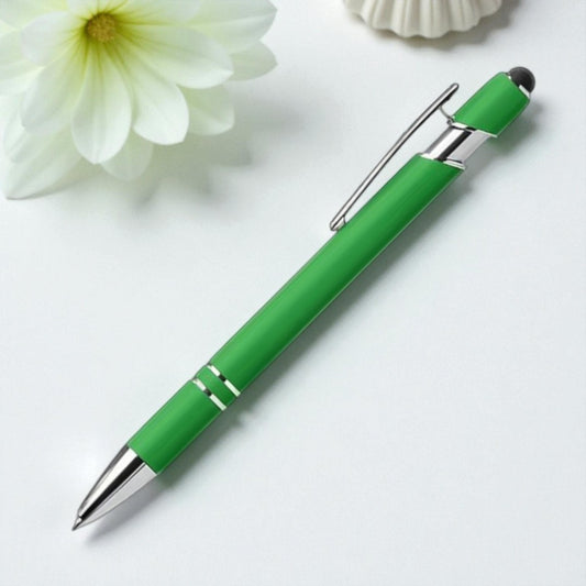 Personalisierter Kugelschreiber – matt, elegant & mit Gravur nach Wunsch (grün)
