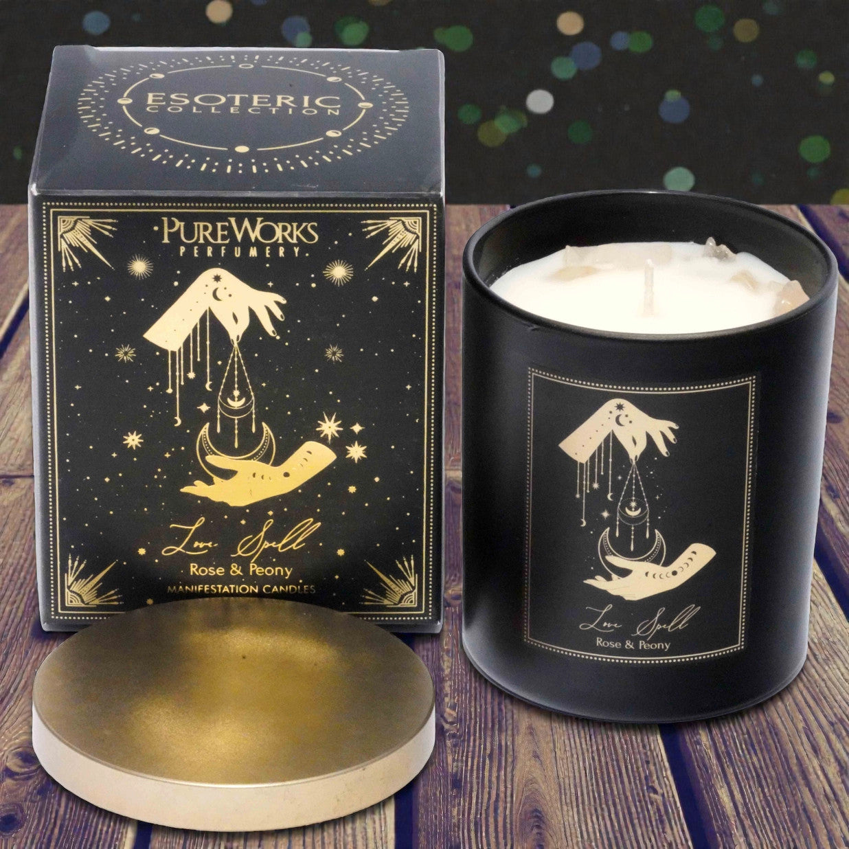 Manifestationskerze „Love Spells“ – Liebe liegt in der Luft