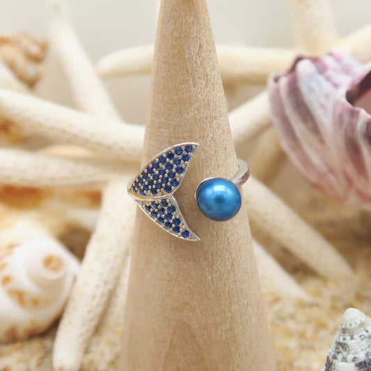 Ocean Spark Ring (ohne Perle)