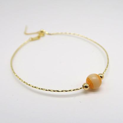 Perlenarmband gold (ohne Perle)