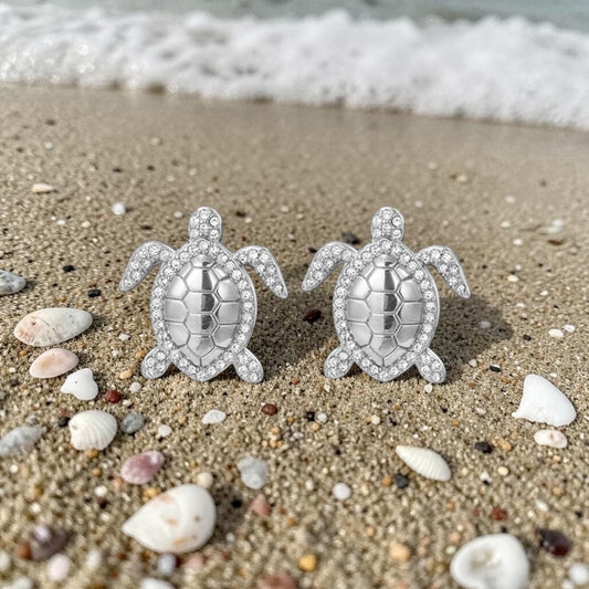 Ocean Sparkle Ohrringe (Silber)