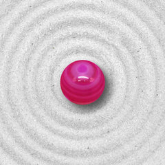 Natursteinperle - Pinker Achat