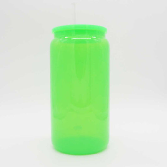 Trinkglas Neon Grün