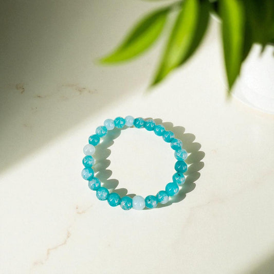 Naturstein-Armband türkiser Achat