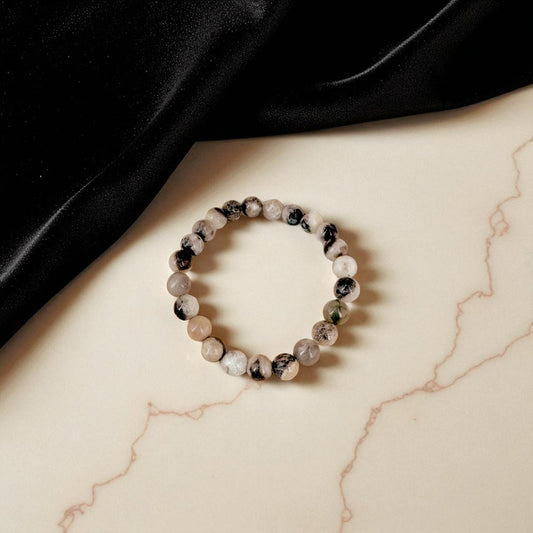 Naturstein-Armband Dendritenachat