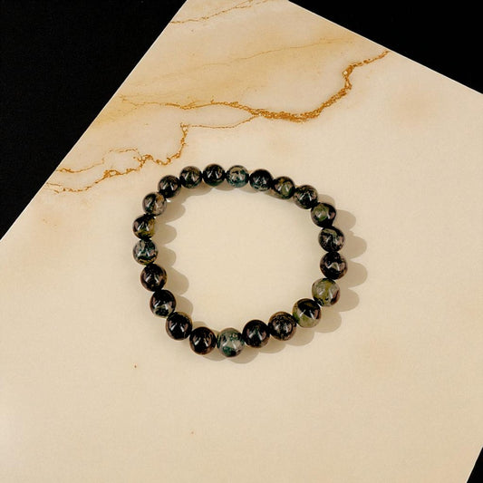 Naturstein-Armband Moosachat