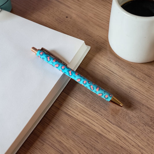 Leo Love Kugelschreiber blau/rosa