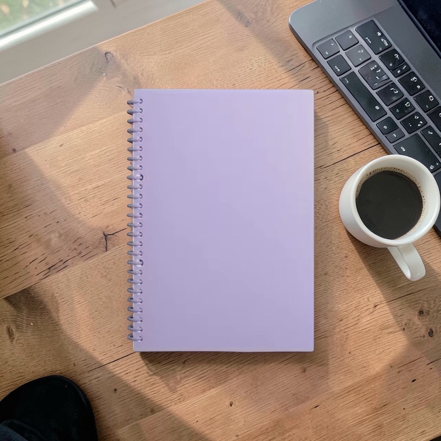 Folienzauber Notizbuch flieder