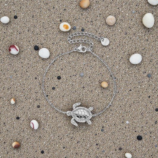 Ocean Sparkle Armband (Silber)