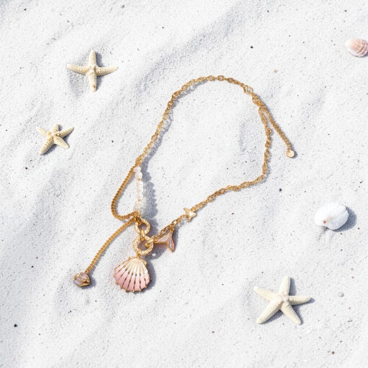 Ocean Pearl Kette (Rosa)