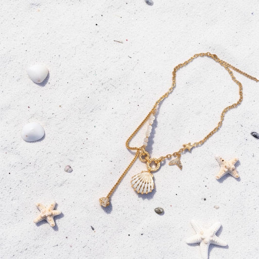 Ocean Pearl Kette (Weiß)