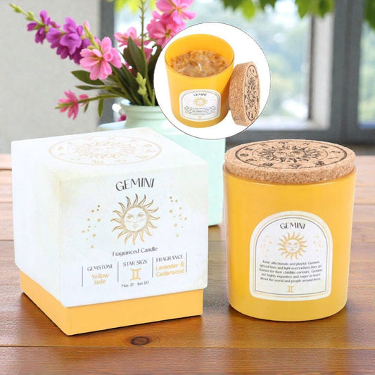 Sternzeichenkerze „Zwillinge“ – Gute Laune zum Anzünden