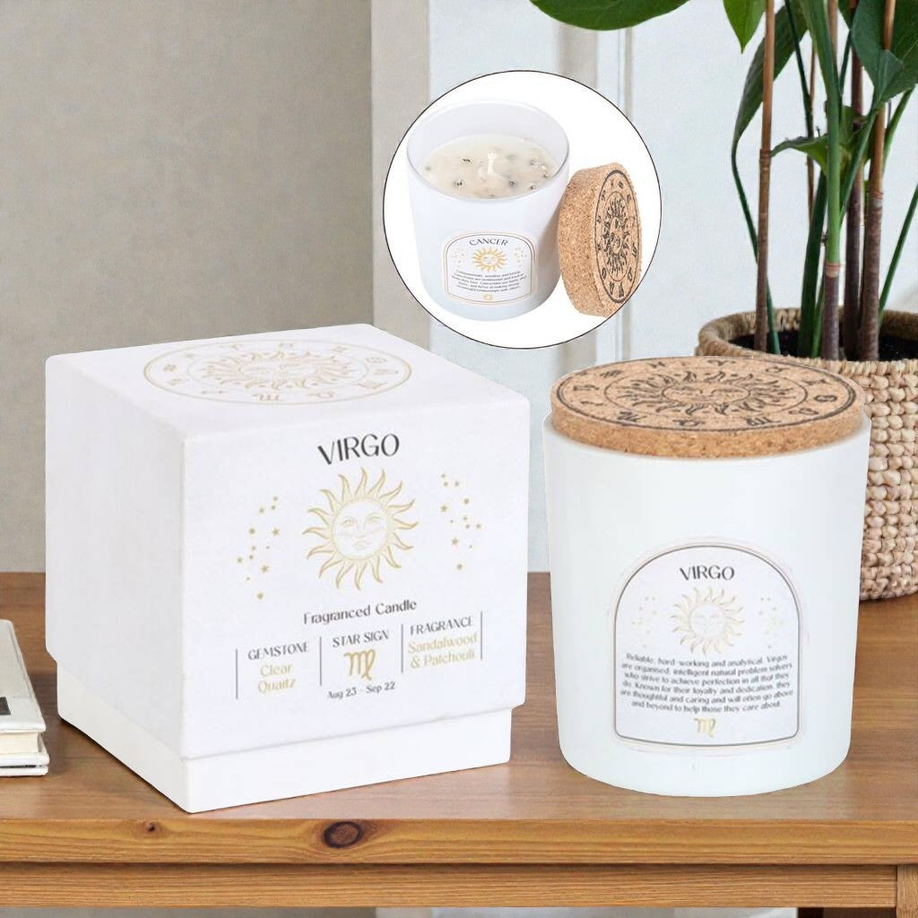 Sternzeichenkerze „Jungfrau“ – Ordnung für Kopf, Herz & Raum