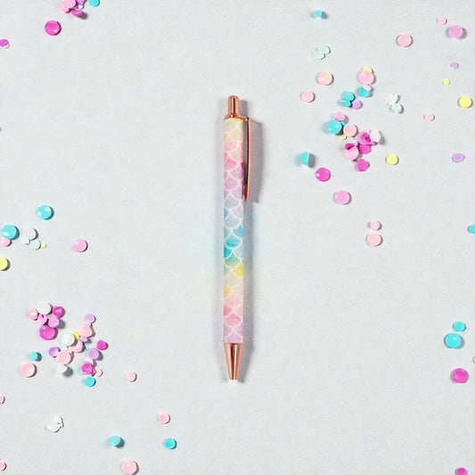 „Mermaid Sparkle“ Glitzer-Kugelschreiber bunt